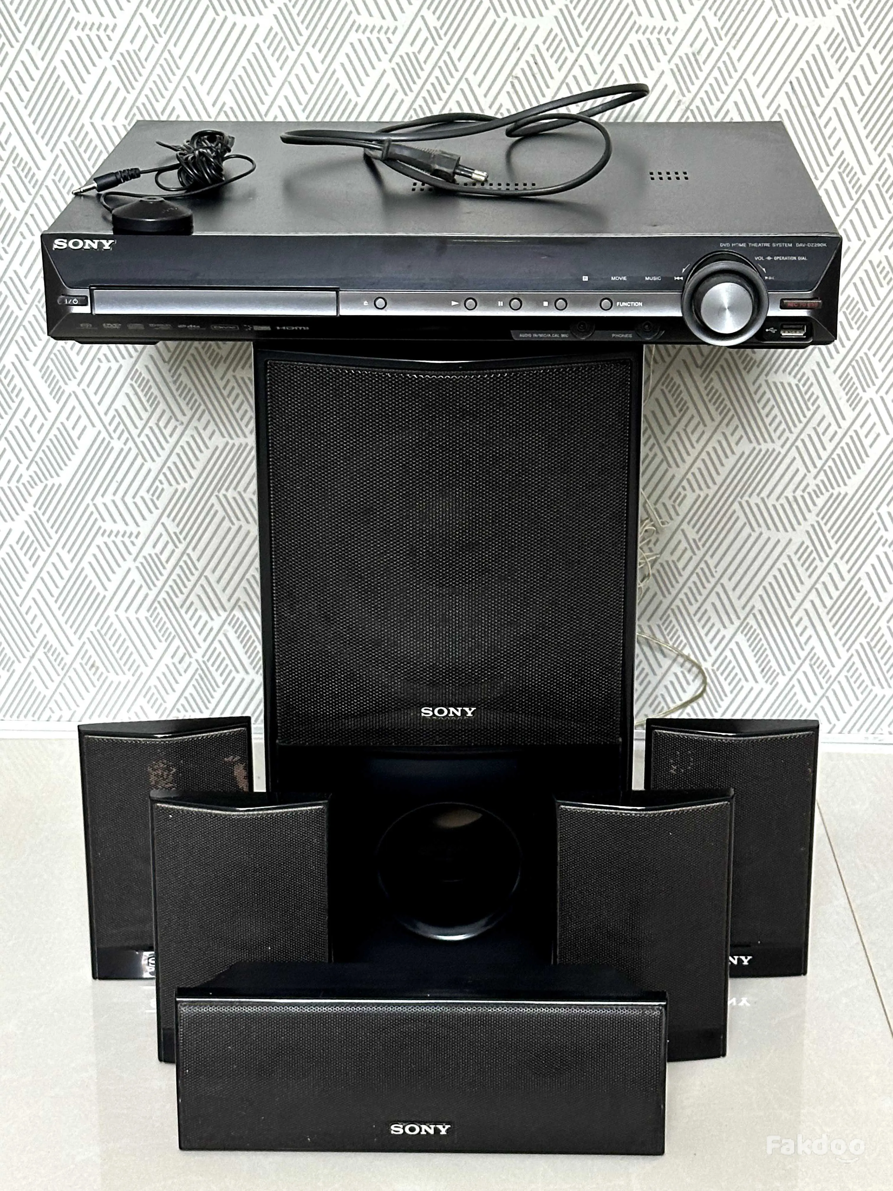 Used Sony DAV DZ290K 5.1 channel DVD