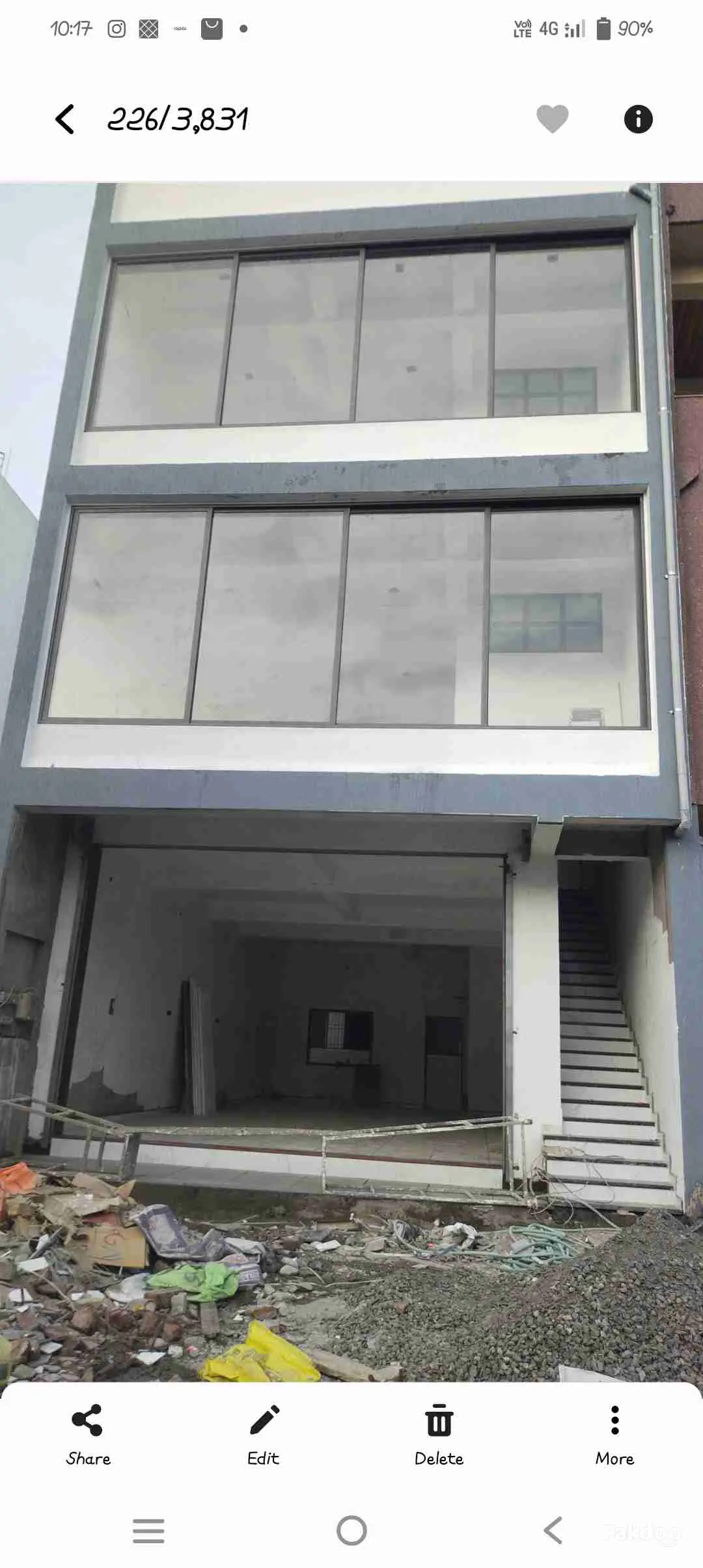 FIRST floor in swaminarayan mission road pasodara