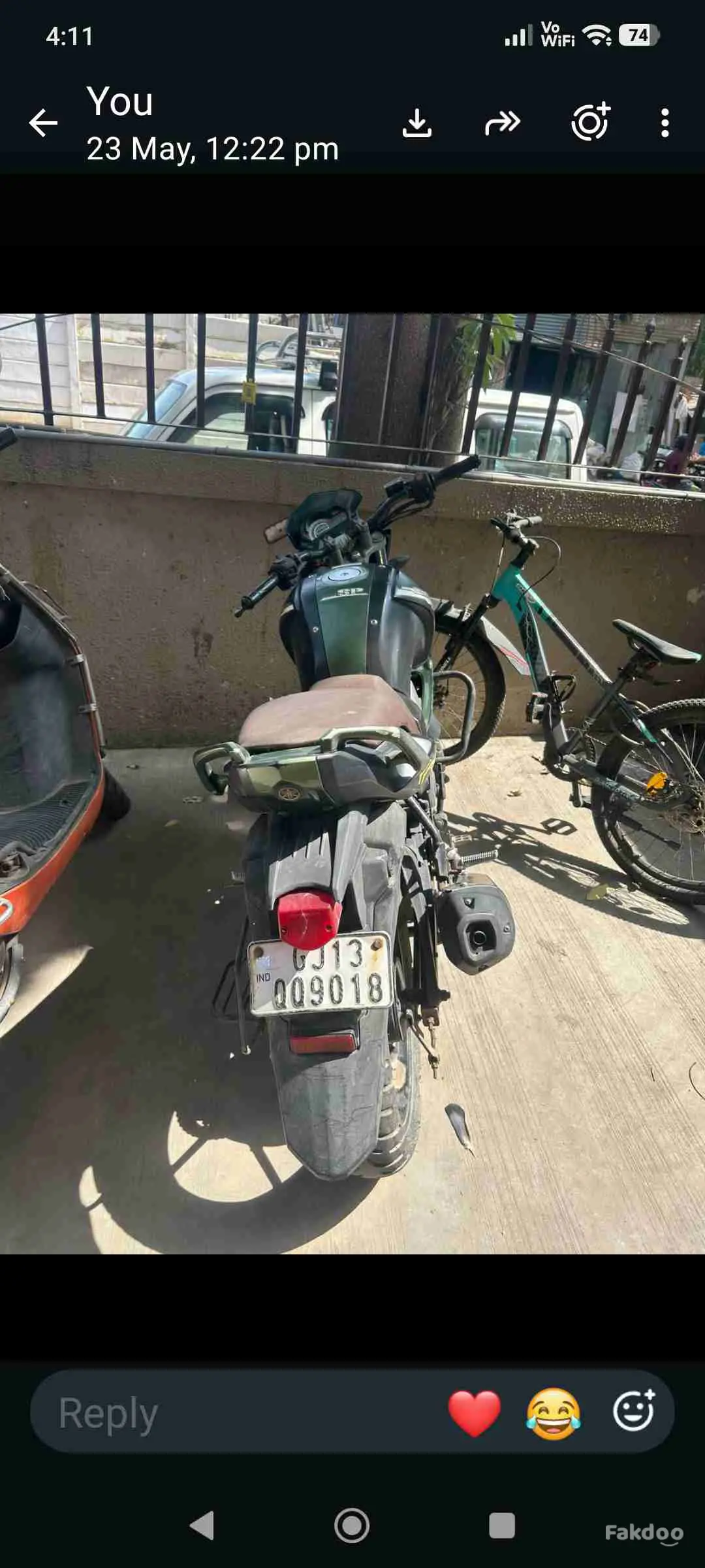 Buy Used Yamaha FZ V3 in Ahmedabad, Gujarat - Fakdoo - 2 - Thumbnail