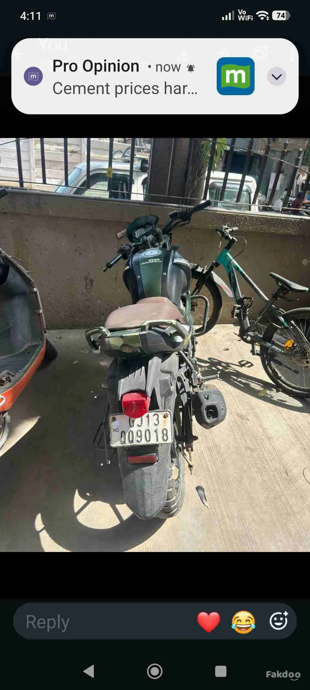 Buy Used Yamaha FZ V3 in Ahmedabad, Gujarat - Fakdoo - 3 - Thumbnail